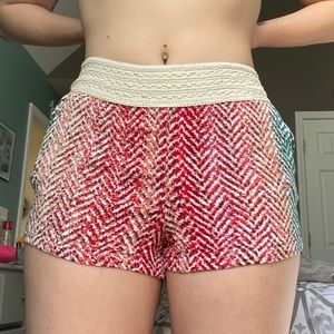Colorful Linen Shorts